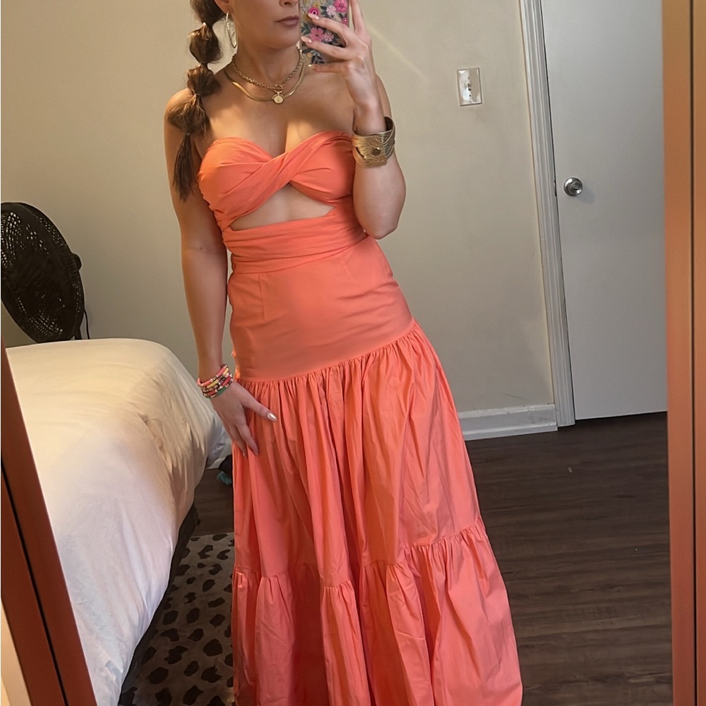 TWO PIECE SET CORAL XS SKIRT S TOP